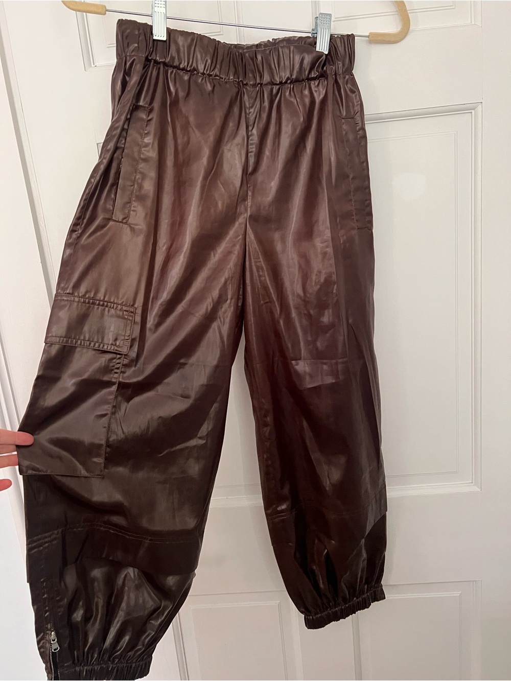Tibi gleam wilt pull on jogger